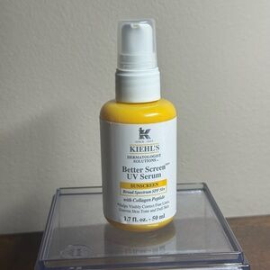 Kiehls Better Screen UV Serum SPF 50+ Facial Sunscreen with Collagen Peptide